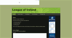 Desktop Screenshot of leagueofireland.com